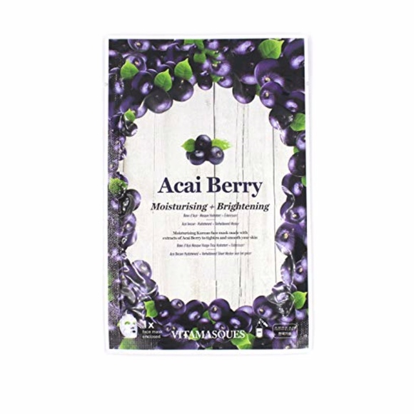 VITAMASQUES | Acai Berry Sheet Mask (Pack of 10) - Picture 7 of 7